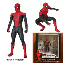 Movie anime MAFEX No. 113 hero expedition Spiderman upgrade war suit action figure hand