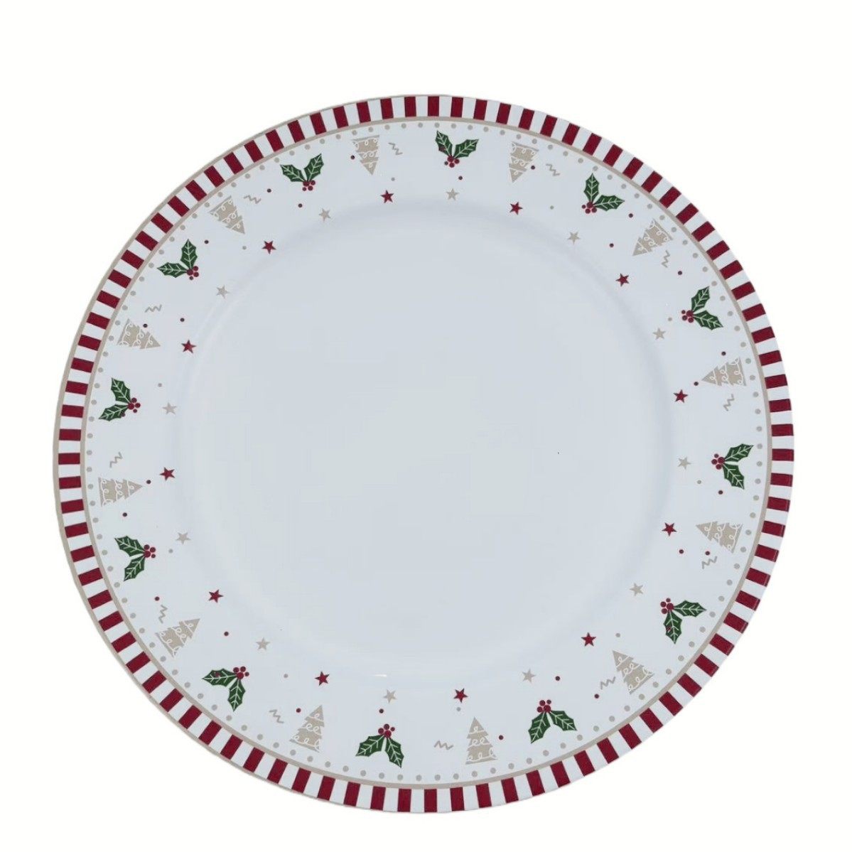 Christmas Decoration Plate Gift Cute Home Style Good-Looking Breakfast Plate Ritual Sense Ins Beautiful Plate Cross-Border Christmas