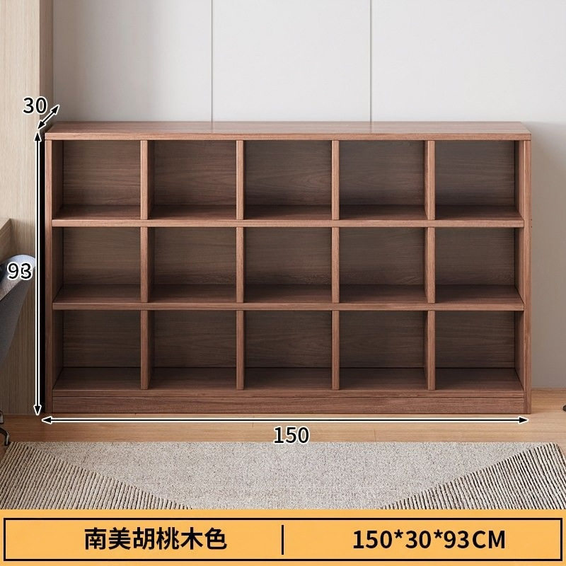 书柜书架置物架组合格子柜客厅靠墙收纳柜储物柜子整墙书柜