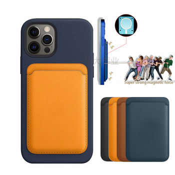 Suitable for Apple Iphone16 Magsafe Wallet Pu Leather Apple Magnetic Card Holder Card Holder