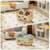 New Wooden Children's Bookshelf Floor-Standing Bookshelf Toy Storage Storage Rack Children's Room Desktop Toy Storage Basket