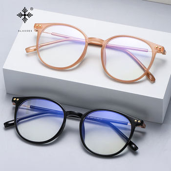 New retro glasses frame small round frame anti-blue light can be matched with myopia glasses frame high sense of women's glasses manufacturers wholesale