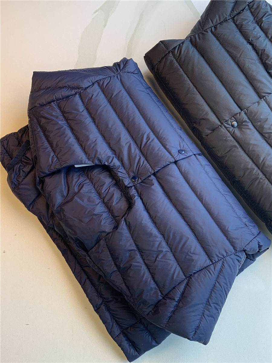 Autumn and Winter New 90 White Duck Down Stacked Wearing Warm Liner Wearing Buttons Lightweight plus size Down Jacket Men's NS5110YZ