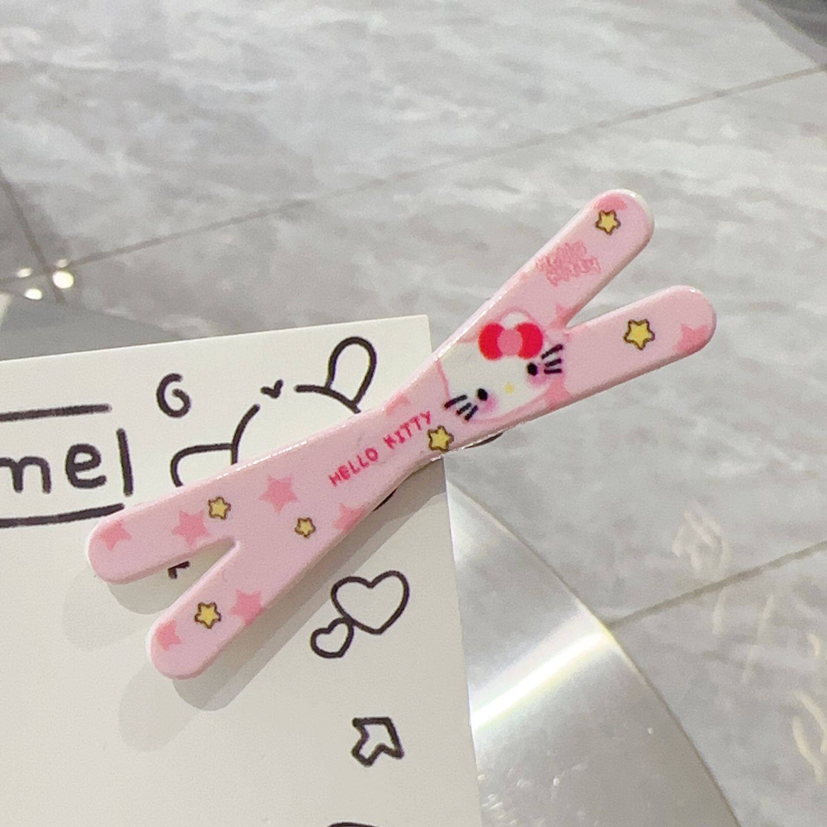 甜美少女心透色KT猫发夹可爱学生刘海夹侧边夹ins高颜值发卡发饰