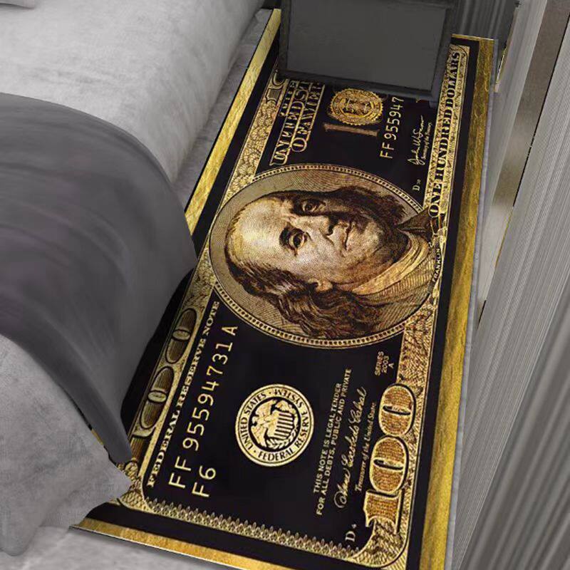 Cross-Border Creative Long Bedroom Cooling Bedside Blanket Dollar Living Room Rectangular Entrance Corridor Bay Window Non-Slip Floor Mat