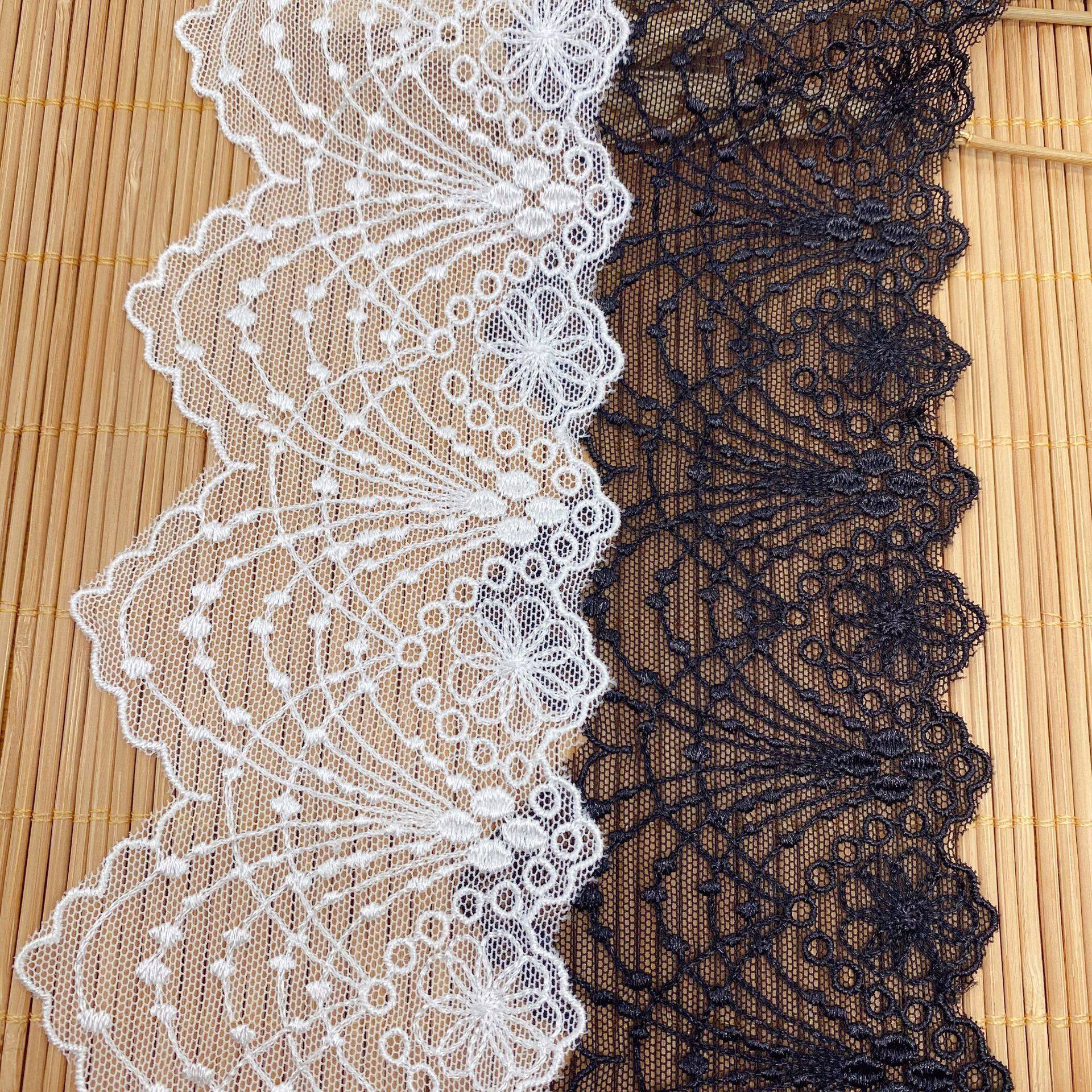 Mesh lace home soft decoration women's clothing accessories mesh bar code lace width 8cm lace clothing accessories
