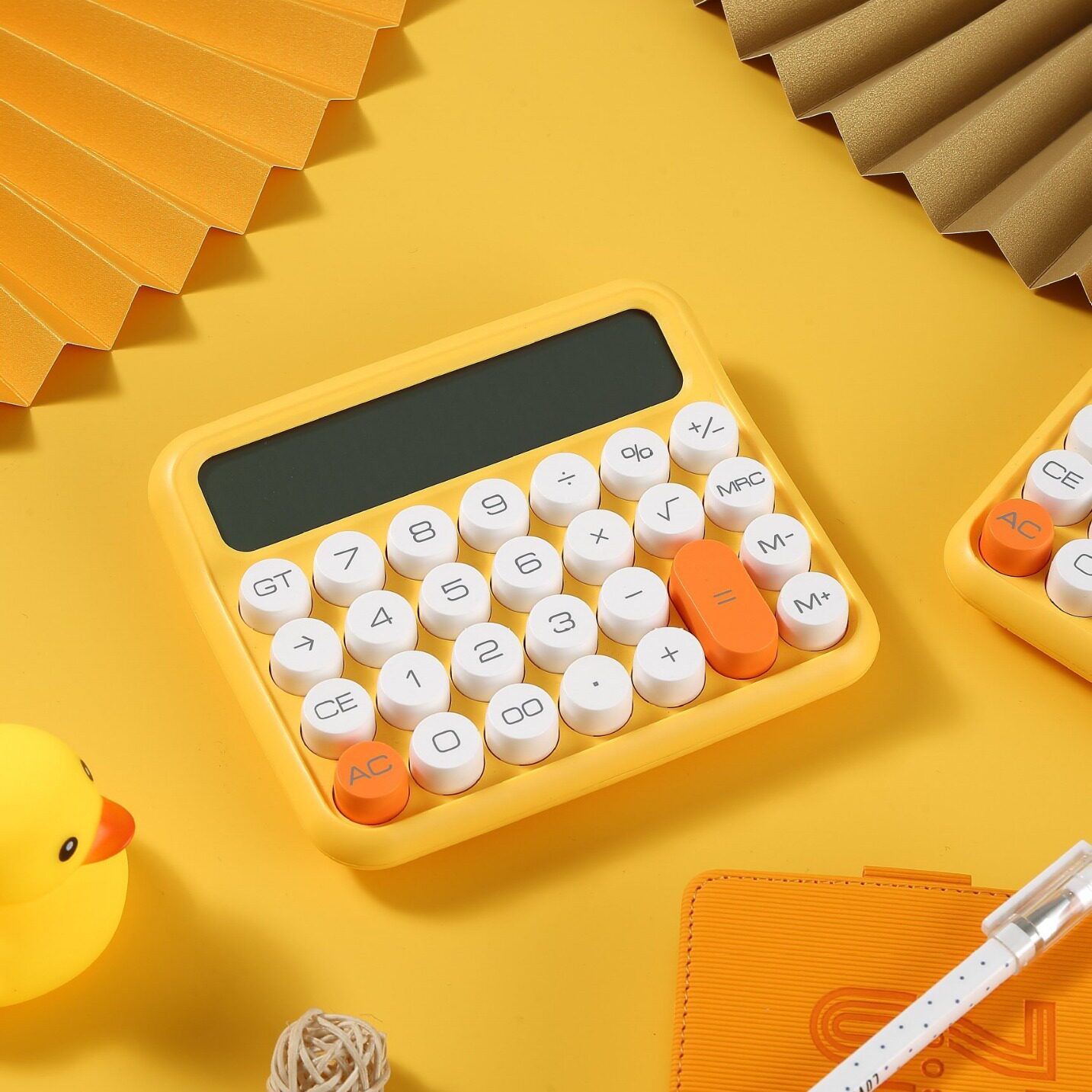 尊能计算器JN-800静音款12位商用办公用品计算机学生可爱创意