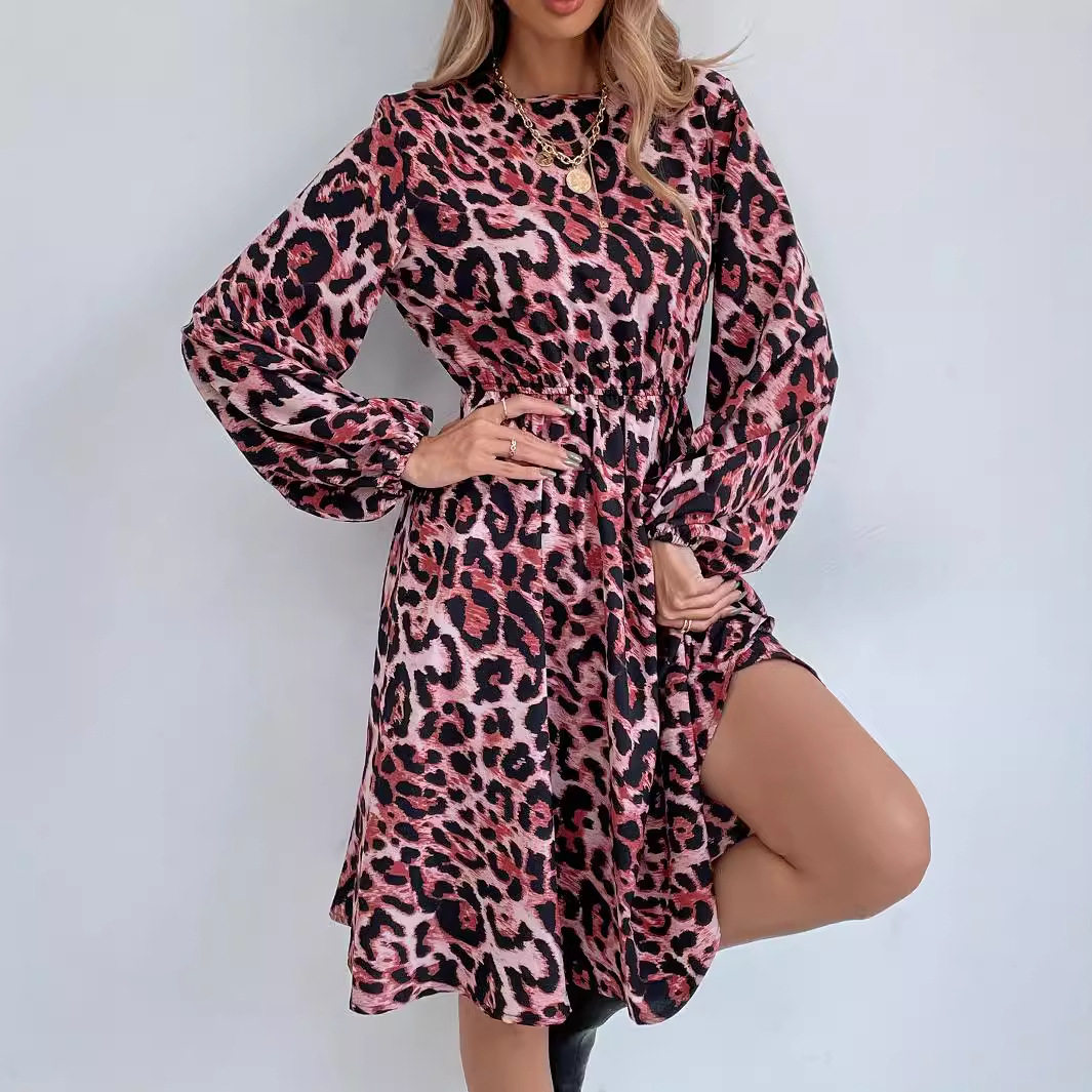 Casual Floral Long Sleeve Dress Sexy Fit Versatile Style Trendy Design Perfect for Daily Wear Wholesale Available
