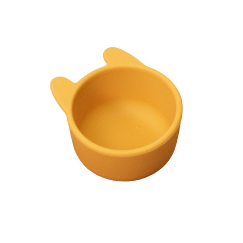 Cross-Border New Children's Tableware Silicone Bowl Baby Baby Food Bowl Snack Bowl Mother and Baby Supplies Factory Wholesale