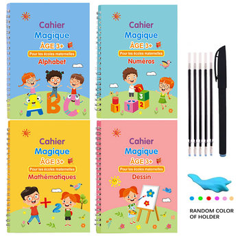 Foreign Trade New Ready-Made English Language Practice Copybook Amazon French German Arabic Kidsren's Groove Practice Copybook