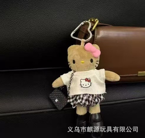 ショルダーバッグ KT ホワイトトップス [ラブキーホルダー風]