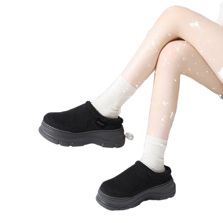 2025 New Cross-Border Export Large Size Thick-Soled Cotton Slippers Large Size Couple Model 36-45 Amazon Temu Dropshipping