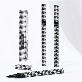 New Houndstooth Eyeliner, Ultra-Fine, Waterproof, Sweat-Proof, Non-Smudged, Non-Fading, Long-Lasting, Quick-Drying Eyeliner