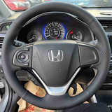 Подходит для Honda CRV Civic Accord xrv Haoying Gejede летняя накладка на рукоятку рулевого колеса из микрофибры, сшитая вручную