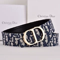 Blue cloth cd bright gold buckle