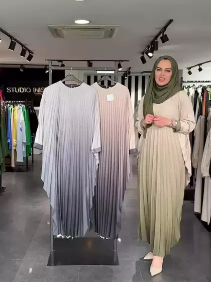 2024 Cross-border New Summer European and American dress Gradient Slimming Sleeve Midi Dress Temperament dress