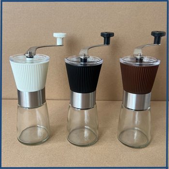 Foreign Trade 304 Stainless Steel Hand-Cranked Coffee Machine Multi-Purpose Coffee Grinder Household Adjustable Manual Grinder