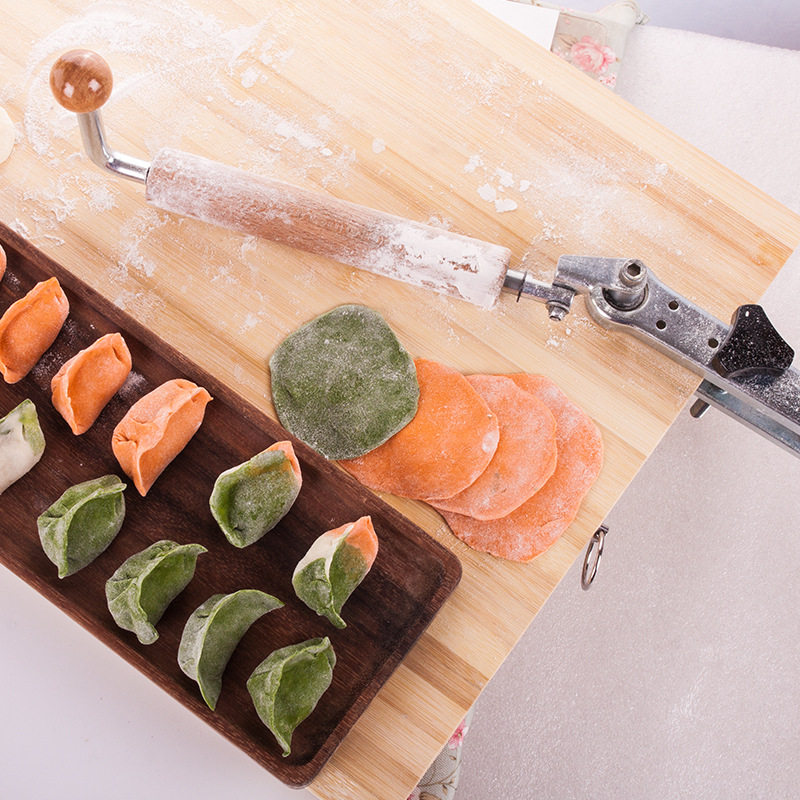 Solid Wood Handmade Dumpling Skin Rolling Pin Baking Tool Dough Roller Bun Skin Rolling Pin Shaft Skin Tool Commercial Use