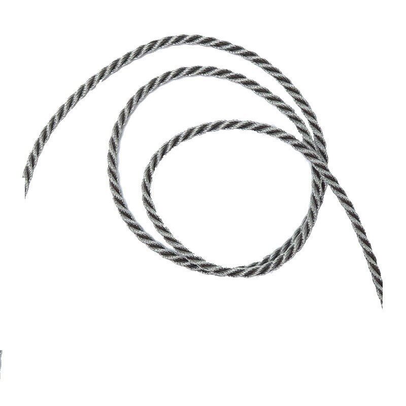 Manufacturer's Ready Stock 1-2.8mm Three-Strand Rope Polyester Twisted Rope Gift Box Packaging Gift Woven Hand Rope Wholesale Handmade