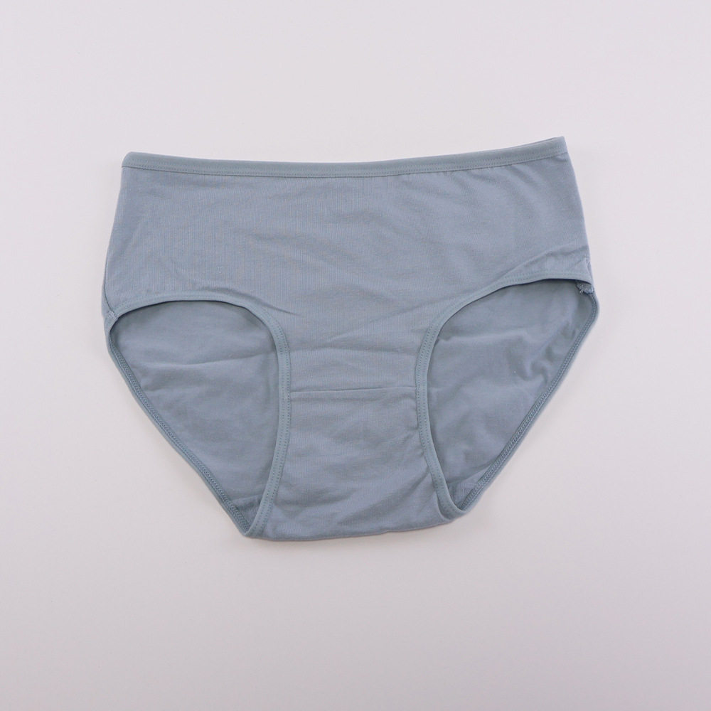 跨境亚马逊女士大码内裤加肥加大码高腰妈咪裤40支纯棉三角内裤女