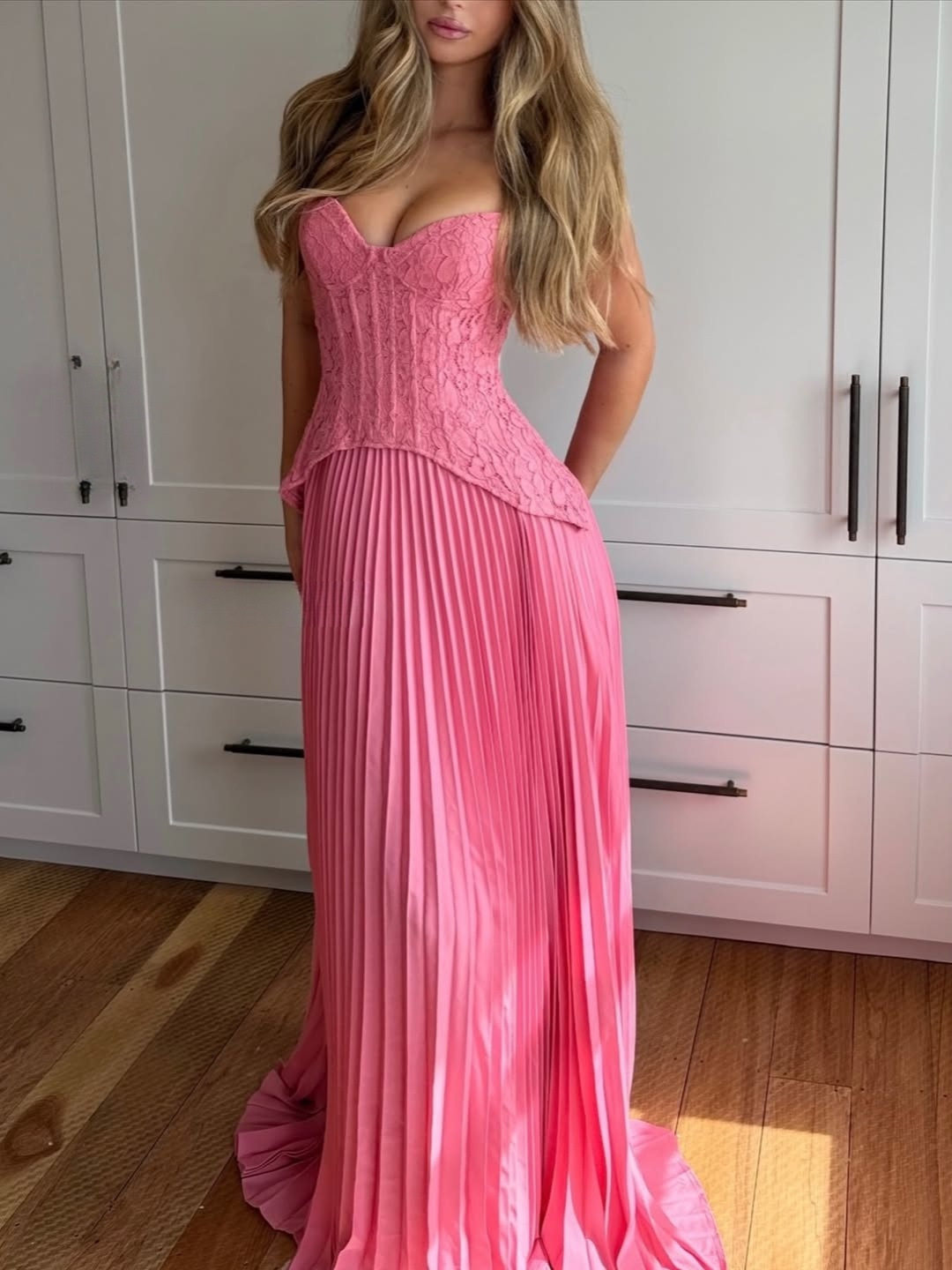 Womens Sexy Halter Backless Dress Low Neckline Ruched Waist Adjustable Straps Perfect for Parties and Summer Events