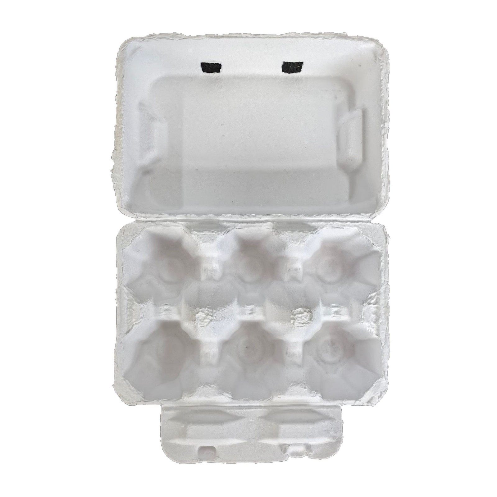 Environmentally Friendly Biodegradable Paper Pulp Molded Egg Boxes, Duck Egg and Goose Egg Boxes, Factory Direct Sales, 6-Piece Egg Container Paper Tray
