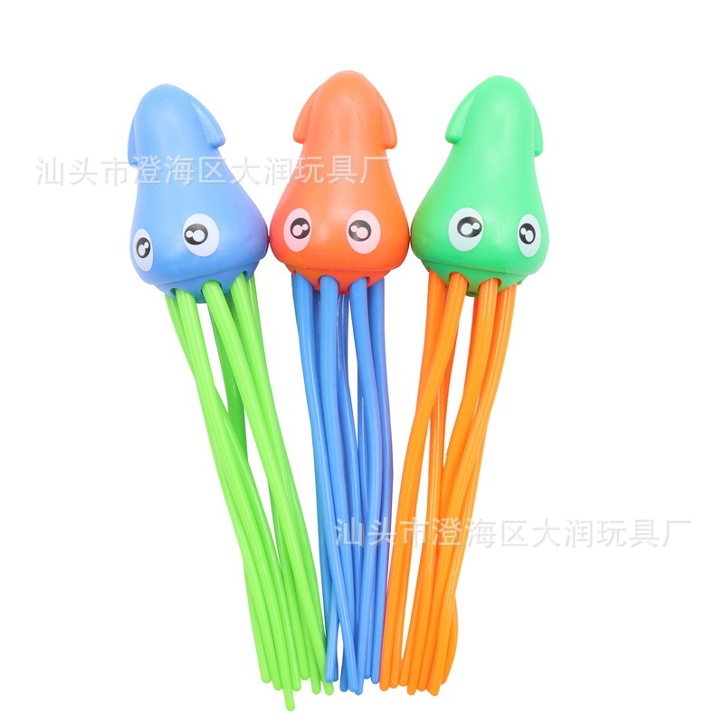 跨境亚马逊戏水潜水玩具儿童游泳池寻宝潜水鱼雷水环钻石套装玩具