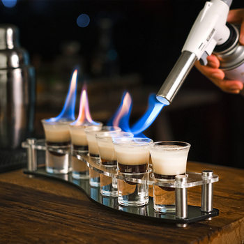 Bullet Cup, White Wine Cup, Swallow Cup, Glass Shot Glass, Shot Cup, Bar B52 Cocktail Cup Holder Set