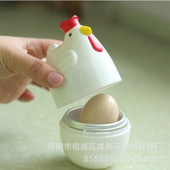Practical and Cute Chicken-Shaped Microwave Egg Steamer/Microwave Egg Steamer, One Egg Cooker (1 Egg), Kitchen Gadget