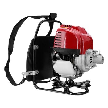 Gasoline-Powered Backpack Lawn Mower, Four-Stroke Agricultural Weeding and Harvesting Tool, Household Weed Removal Machine, Brush Cutter