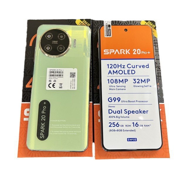 跨境爆款Smartphone Spark20pro+智能安卓手机16+256手机外 贸批