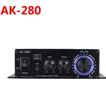 Cross-Border E-Commerce Amazon Foreign Trade Best-Selling DIY Mini Amplifier Ak-280 Amplifier 12V
