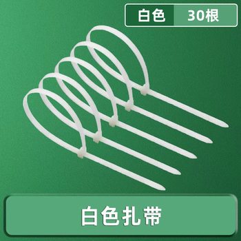 Nylon Cable Ties Plastic White Cable Ties No-Punch Adhesive Hook Traceless Nails Colorful Wooden Clip Hooks