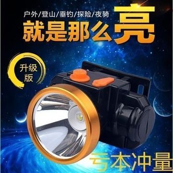 Led Headlight Strong Light Rechargeable Long-Range Waterproof Ultra-Bright Head-Mounted Ultra-Long Life Flashlight Outdoor Miner's Lamp