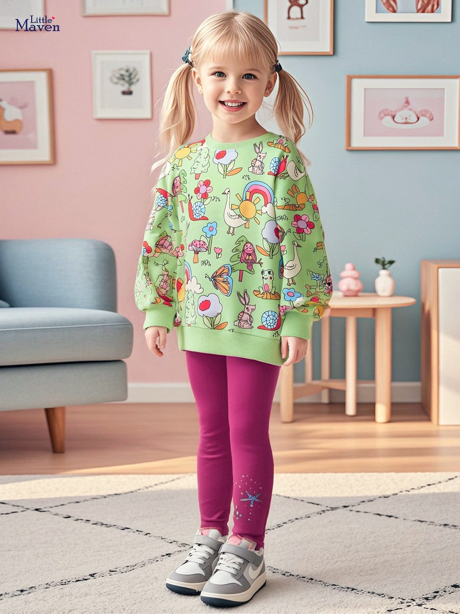 Girls' Set Wholesale from Source Manufacturer, Autumn Kids' Outfit