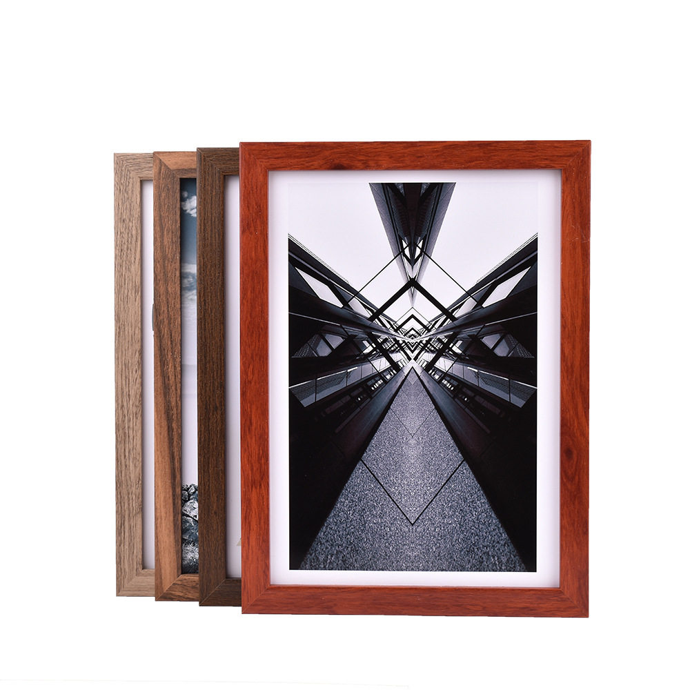 Solid Wood photo frame manufacturers wholesale table 7 inch 6 8 10 A4 Wall 4 open 8K frame a3 jigsaw picture frame