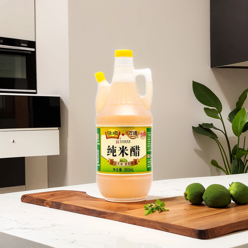 Wantong Rice Vinegar 800ml Rice Vinegar Xuzhou Wantong Rice Vinegar Pure Grain Brewed Rice Vinegar for Home Use