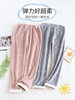 Autumn and Winter Pregnant Women's Pajama Pants Thickened Warm Coral Fleece Home Pants for Exterior Wear Adjusting Fat Plus Flannel