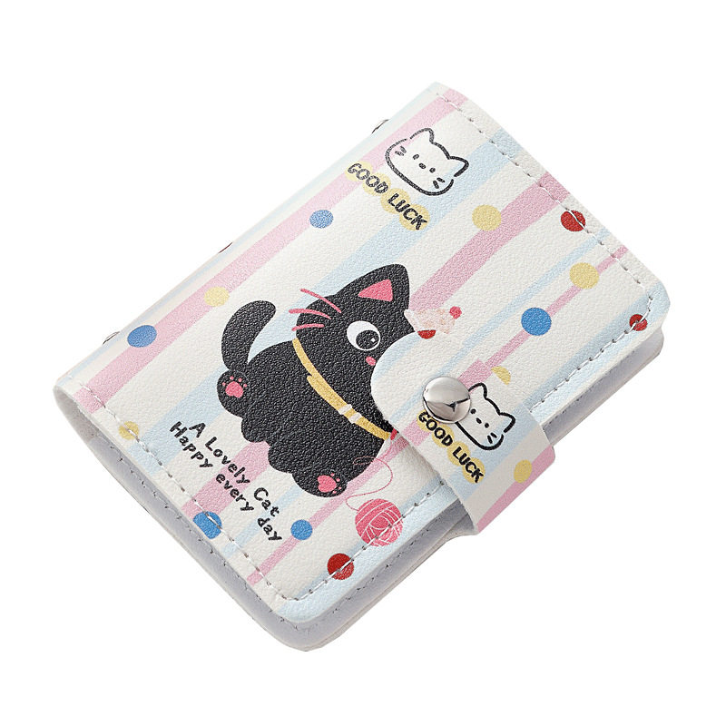 Fashion Card Bag Women's 2025 New Style Personalized Large Capacity Multi-Card Anti-Degaussing Certificate Storage Bag Bank Card Bag