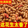 Fried Small Pearl Peanuts in Iron Pan, Freshly Fried New Goods, Full and Crispy, Clean and Soil-Free, Casual Roasted Snacks