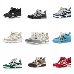 European Foreign Trade Men's and Women's Loafers Couple Style Height-Increasing Thick-Soled Dad Shoes Fashion Versatile Sneakers Board Shoes