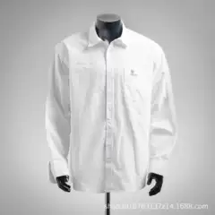 High-Quality Autumn New Paris Home Bb Embroidered Letter Shirts for Men and Women, Simple Long-Sleeve Shirts in Stock and Ready to Ship