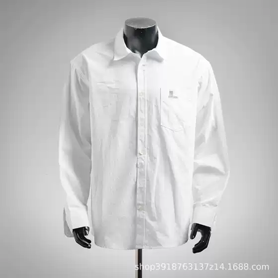 High-Quality Autumn New Paris Home Bb Embroidered Letter Shirts for Men and Women, Simple Long-Sleeve Shirts in Stock and Ready to Ship