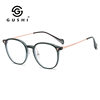 New men's high sense anti-blue light glasses simple tr metal glasses frame women factory wholesale fashion glasses frame