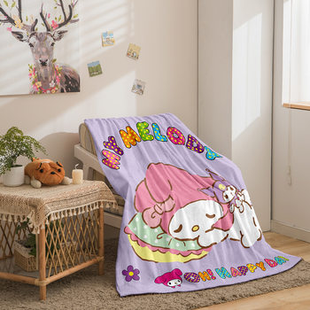 Melti double-sided flannel single-sided coolo digital printing blanket blanket air conditioning quilt one-piece delivery picture