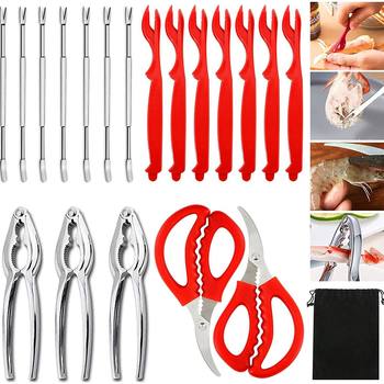 Shelled Nut Clip Stainless Steel Crab Claw Household Walnut Clamp Crab Eating Tool