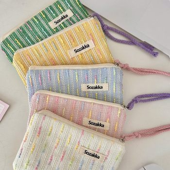 49292 Cute Small Makeup Bag Student Earphones Lipstick Storage Bag Portable Small Bag Girl Makeup Bag