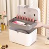 Dopamine Portable Medicine Box Large Capacity Double-Layer Storage Box Nail Polish Gel Storage Box Portable Nail Art Toolbox