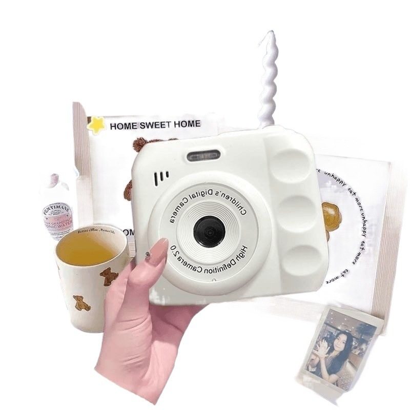 High-Definition Dual-Camera Cute Digital Camera for Campus Students, Instant Camera That Can Take Photos and Transfer Them to Mobile Phones Across Borders