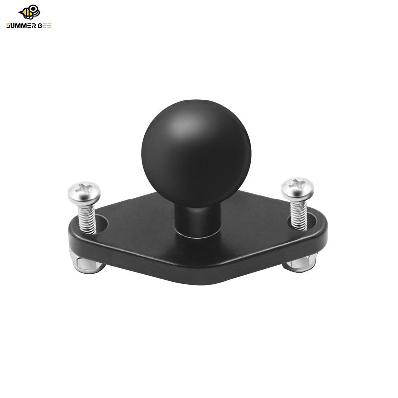 通用1英寸球头配件25mm球头手机导航支架底座连杆菱形方形后视镜